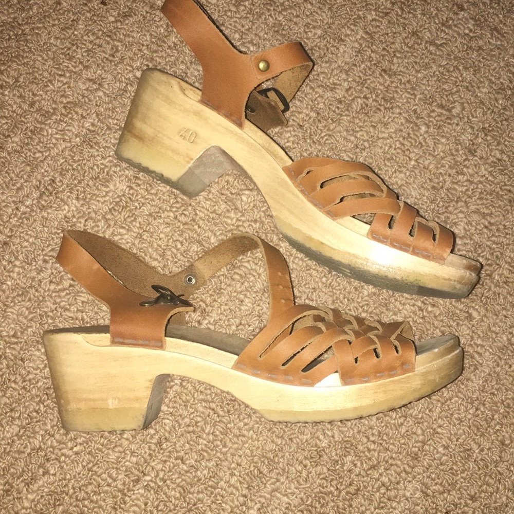 Sven Leather Clogs sz 40
